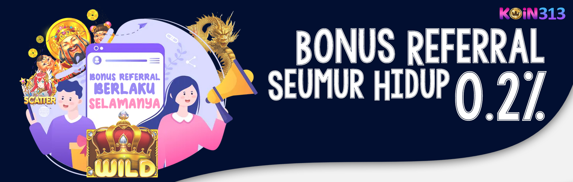 BONUS REFERRAL SEUMUR HIDUP 0.2%